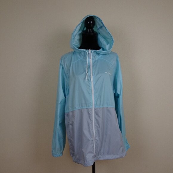 Columbia Windbreaker Rain Jacket Size 1X - Picture 1 of 7